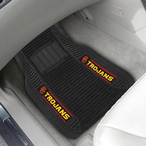 USC Trojans 2-piece Deluxe Car Mat Set 21