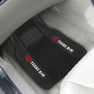Texas A&M Aggies 2-piece Deluxe Car Mat Set 21"x27"