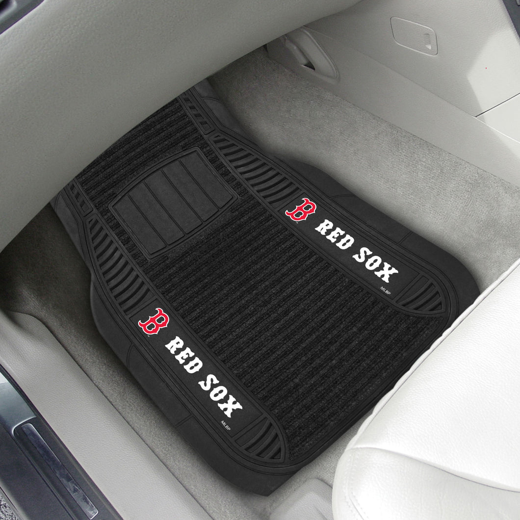 Boston Red Sox 2-piece Deluxe Car Mat Set 21