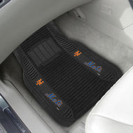 New York Mets 2-piece Deluxe Car Mat Set 21"x27"