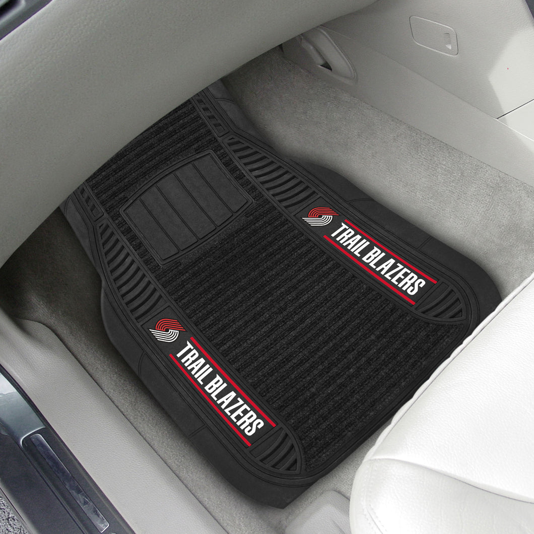 Portland Trail Blazers 2-piece Deluxe Car Mat Set 21