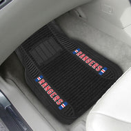 New York Rangers 2-piece Deluxe Car Mat Set 21"x27"