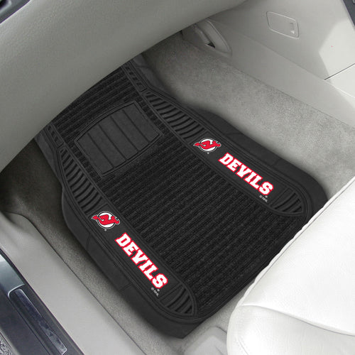 New Jersey Devils 2-piece Deluxe Car Mat Set 21