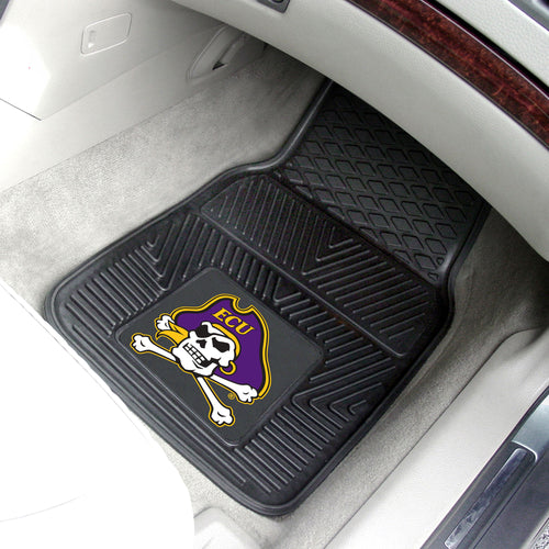 East Carolina Pirates 2 Piece Vinyl Car Mats - 18
