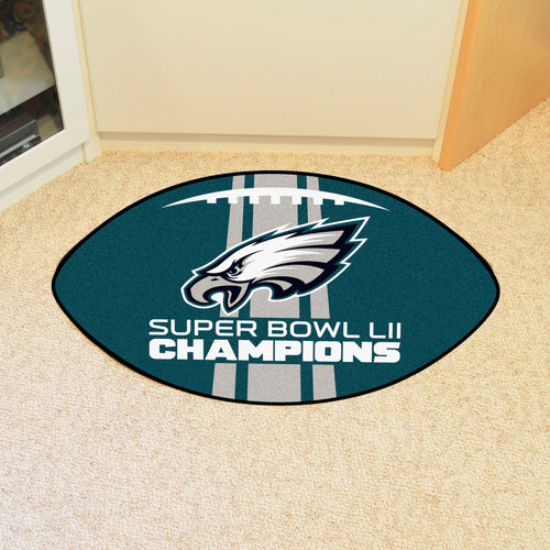 Philadelphia Eagles SB LII Champions Football Mat - 21