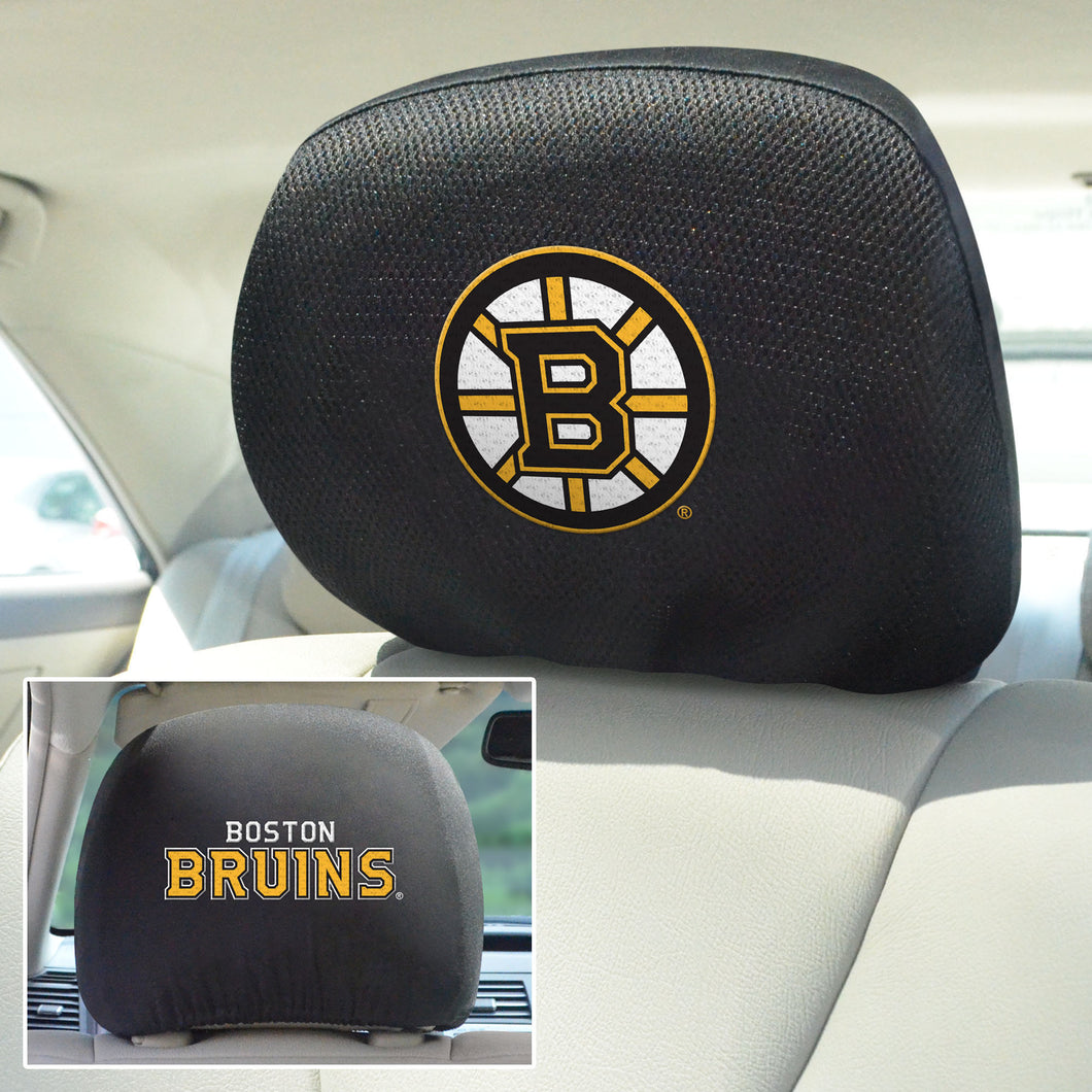 Boston Bruins Set of 2 Headrest Covers