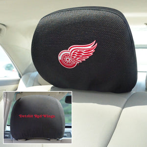 Detroit Red Wings Set of 2 Headrest Covers