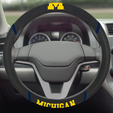 Michigan Wolverines Steering Wheel Cover 