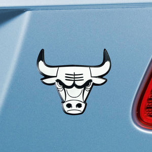 Chicago Bulls Chrome Auto Emblem