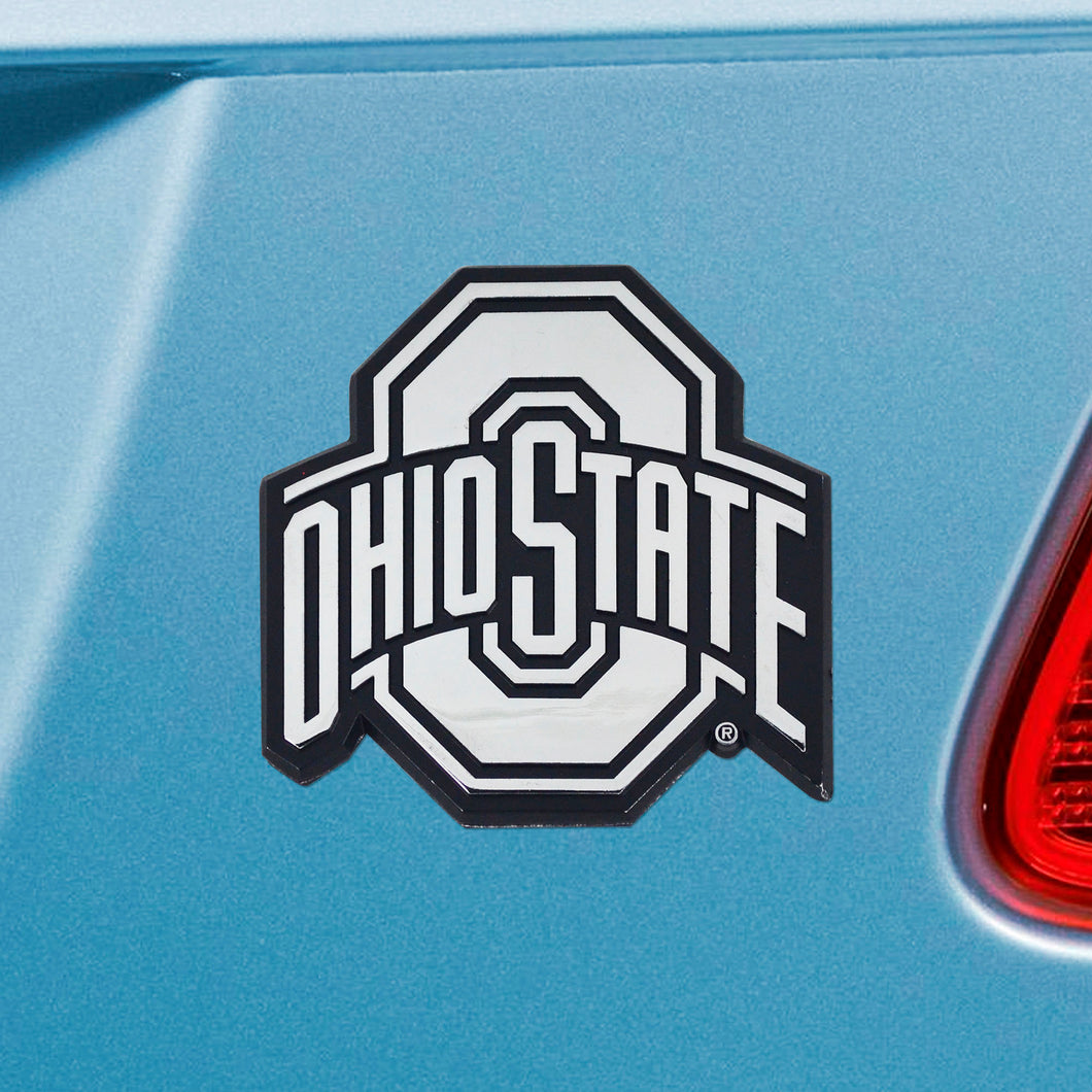 Ohio State Buckeyes Chrome Auto Emblem