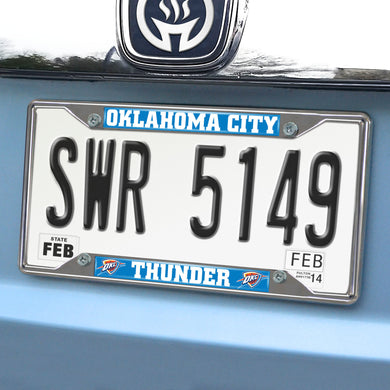 Oklahoma City Thunder License Plate Frame