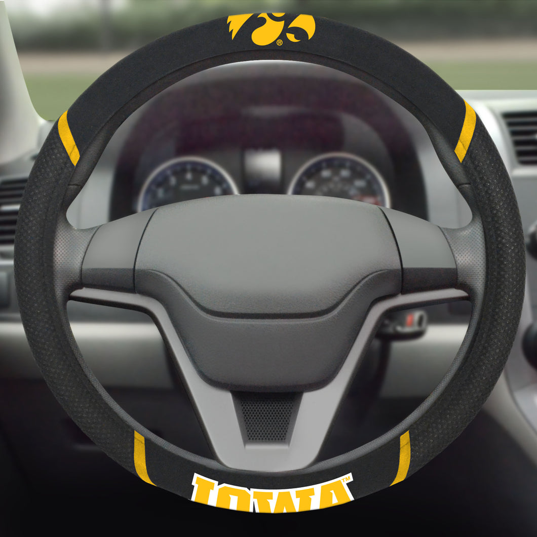Iowa Hawkeyes Steering Wheel Cover 