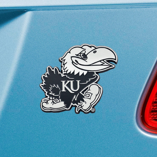 Kansas Jayhawks Chrome Auto Emblem