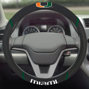 Miami Hurricanes Steering Wheel Cover 