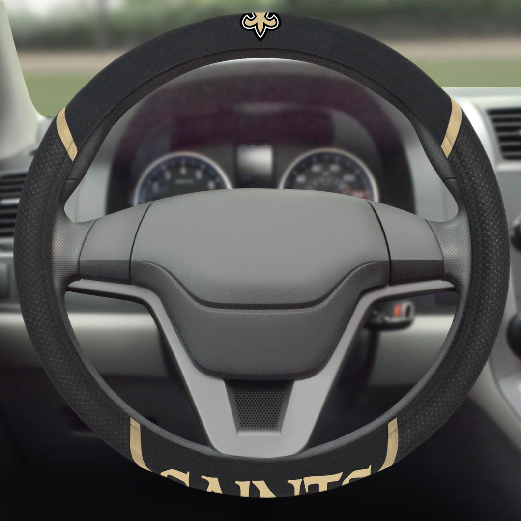 New Orleans Saints Steering Wheel Cover 