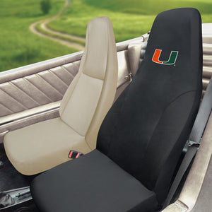 Miami Hurricanes Embroidered Seat Covers 
