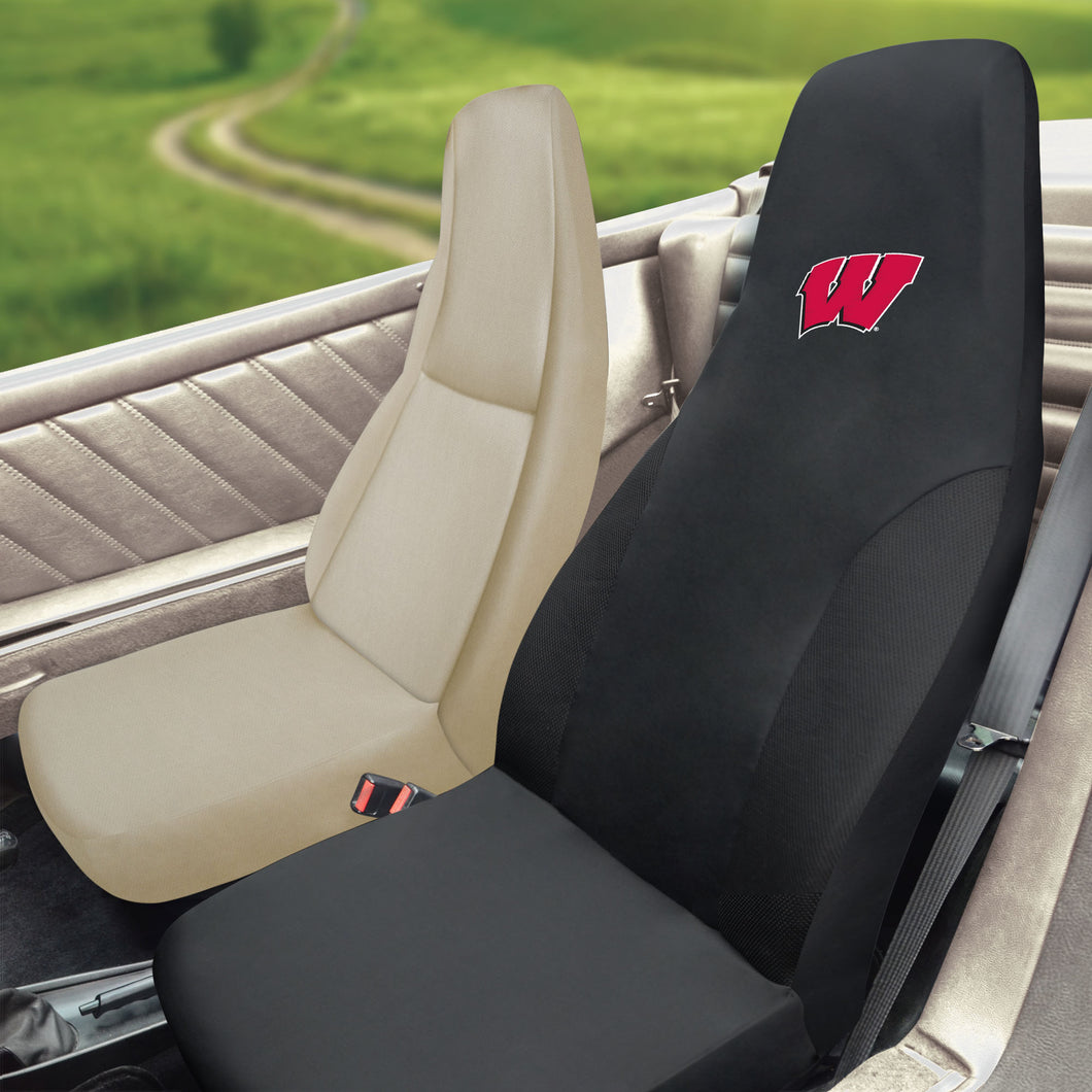 Wisconsin Badgers Embroidered Seat Covers 
