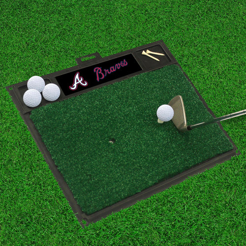 Atlanta Braves Golf Hitting Mat 20