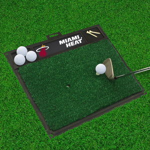 Miami Heat Golf Hitting Mat 20" x 17"