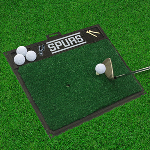 San Antonio Spurs Golf Hitting Mat 20" x 17"