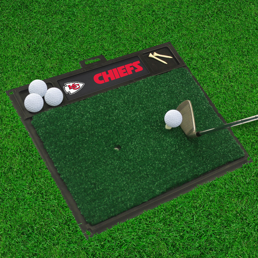  Kansas City Chiefs  Golf Hitting Mat - 20