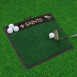 New Orleans Saints Golf Hitting Mat - 20" x 17"