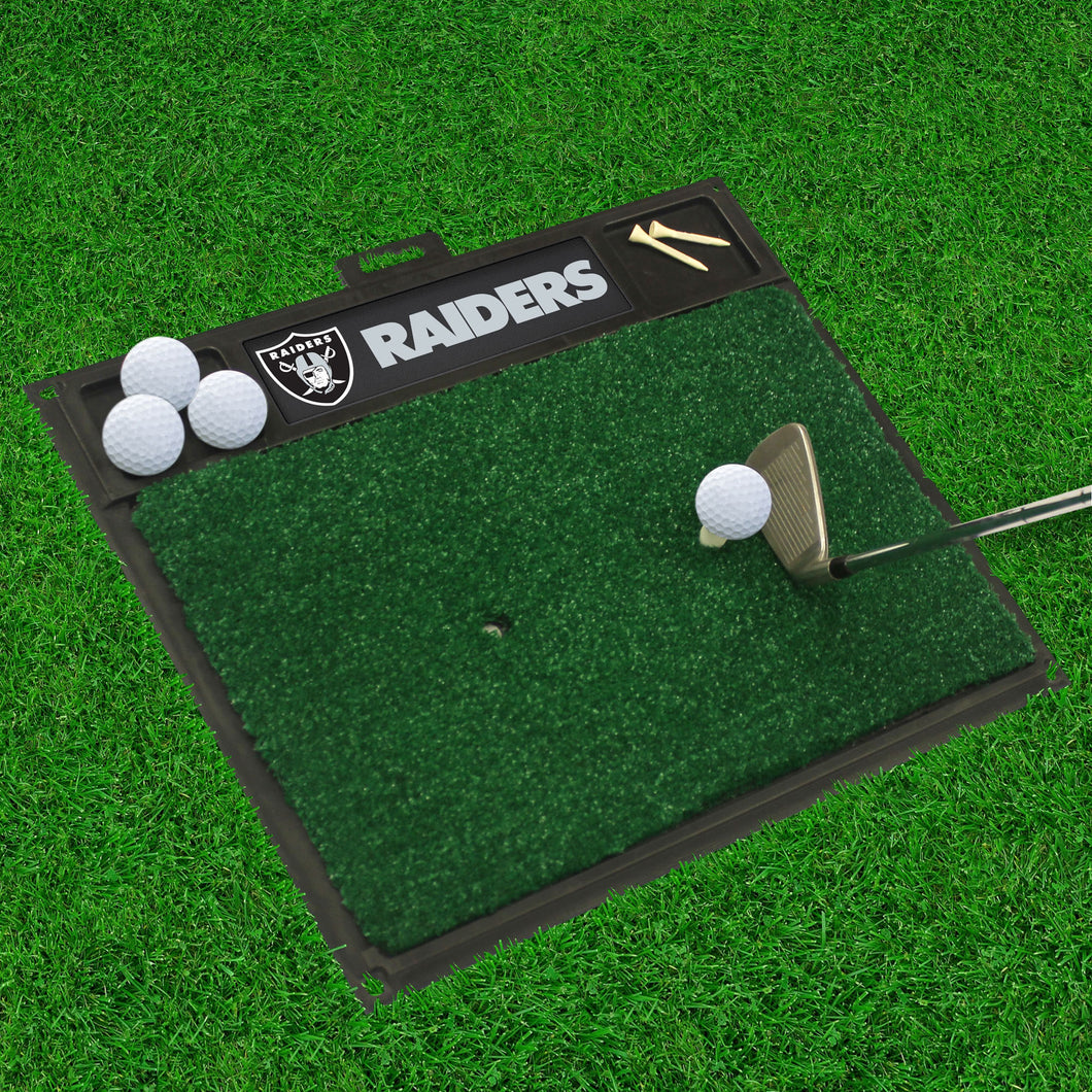 Las Vegas Raiders Golf Hitting Mat - 20