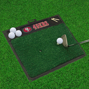 San Francisco 49ers  Golf Hitting Mat - 20" x 17"