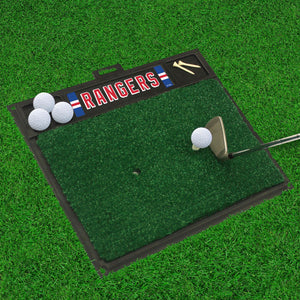 New York Rangers Golf Hitting Mat 20" x 17"