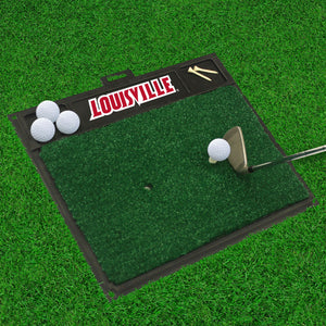 Louisville Cardinals Golf Hitting Mat 20" x 17"