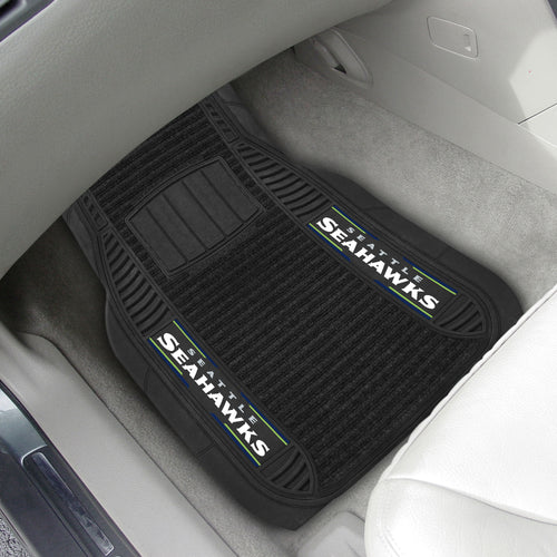 Seattle Seahawks 2-piece Deluxe Car Mat Set 21