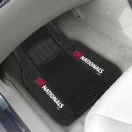 Washington Nationals 2-piece Deluxe Car Mat Set 21"x27"