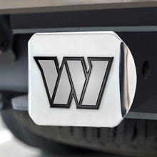 Washington Commanders Chrome Emblem on Chrome Hitch Cover