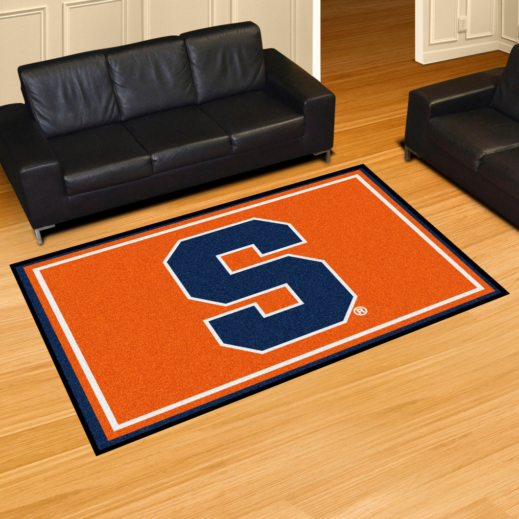 Syracuse Orange Plush Rug 5'x8'
