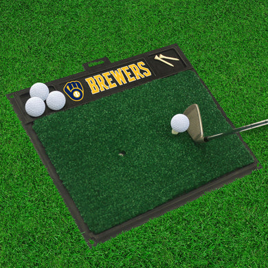 Milwaukee Brewers Golf Hitting Mat 20