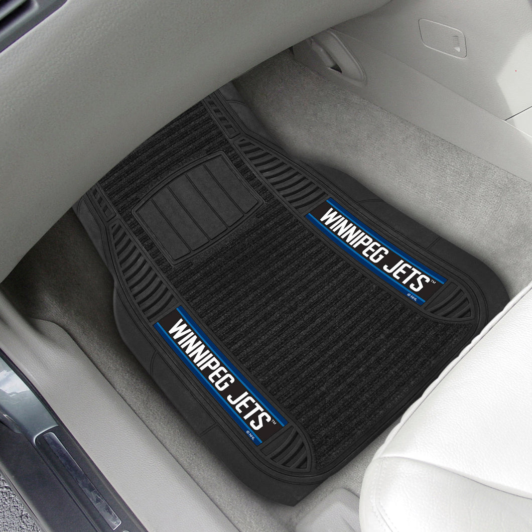 Winnipeg Jets 2-piece Deluxe Car Mat Set 21