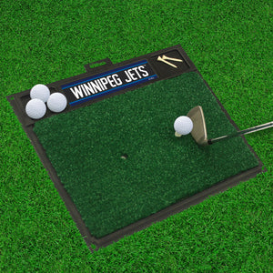 Winnipeg Jets Golf Hitting Mat 20" x 17"