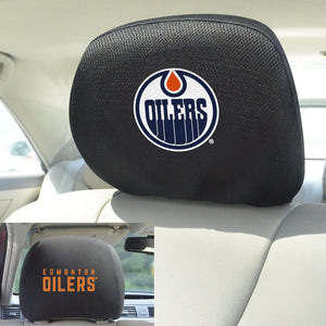 Edmonton Oilers Set of 2 Headrest Covers