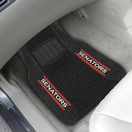 Ottawa Senators 2-piece Deluxe Car Mat Set 21"x27"