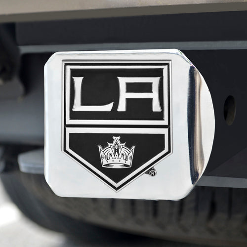 Los Angeles Kings Chrome Emblem On Chrome Hitch Cover