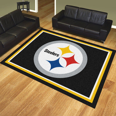 Pittsburgh Steelers Plush Area Rugs -  8'x10'