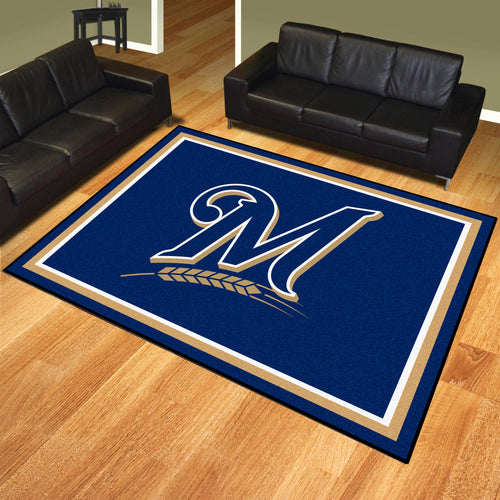 Milwaukee Brewers Plush Rug - 8'x10'