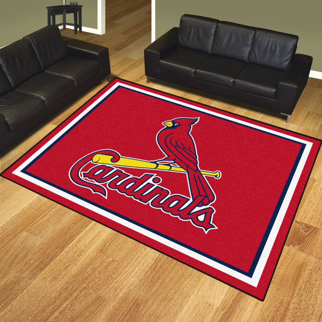 St. Louis Cardinals Wordmark Plush Rug - 8'x10'