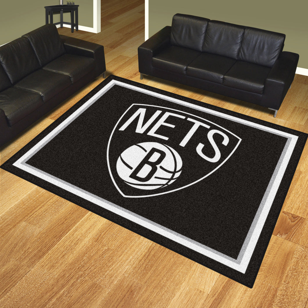 Brooklyn Nets Plush Rug - 8'x10'