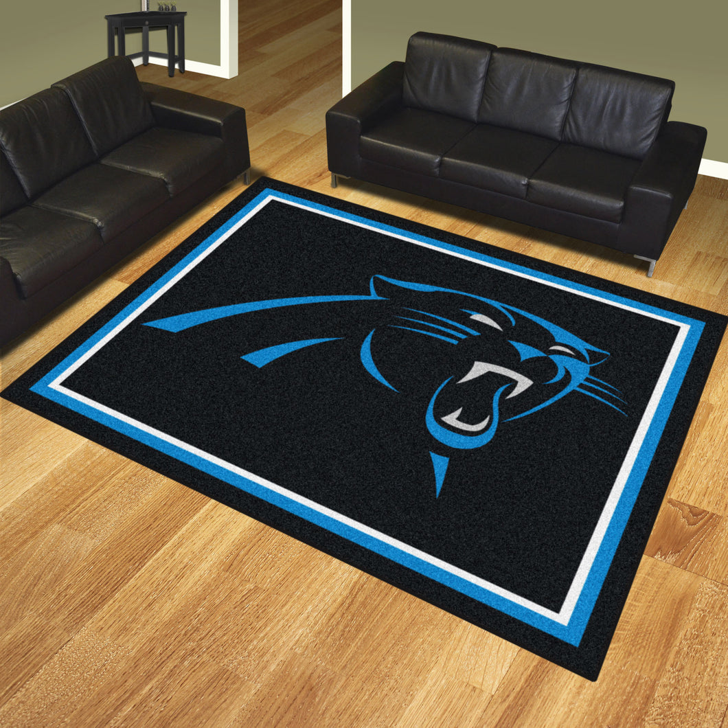 Carolina Panthers Plush Area Rugs -  8'x10'