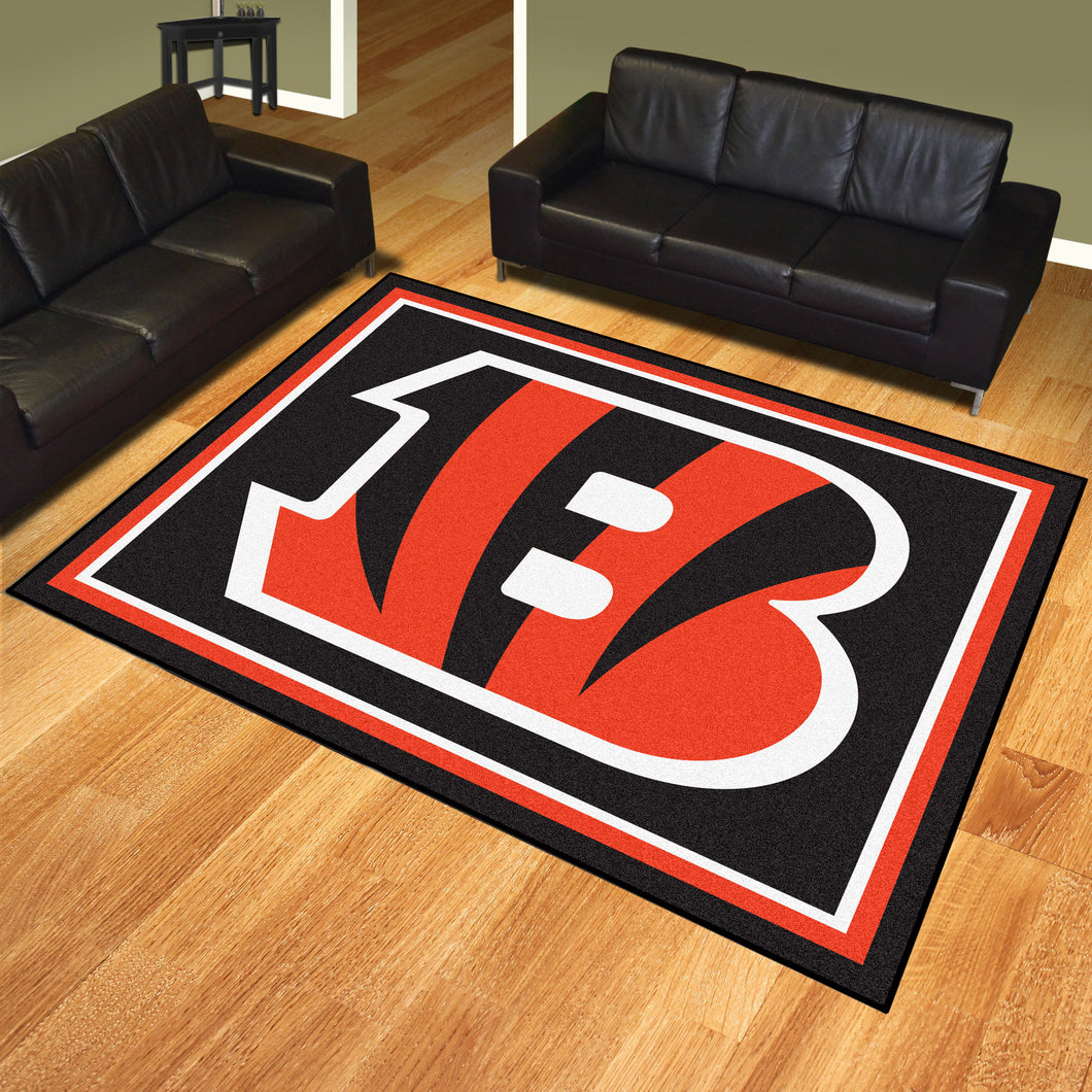 Cincinnati Bengals Plush Area Rugs -  8'x10'