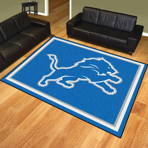 Detroit Lions Plush Area Rugs -  8'x10'