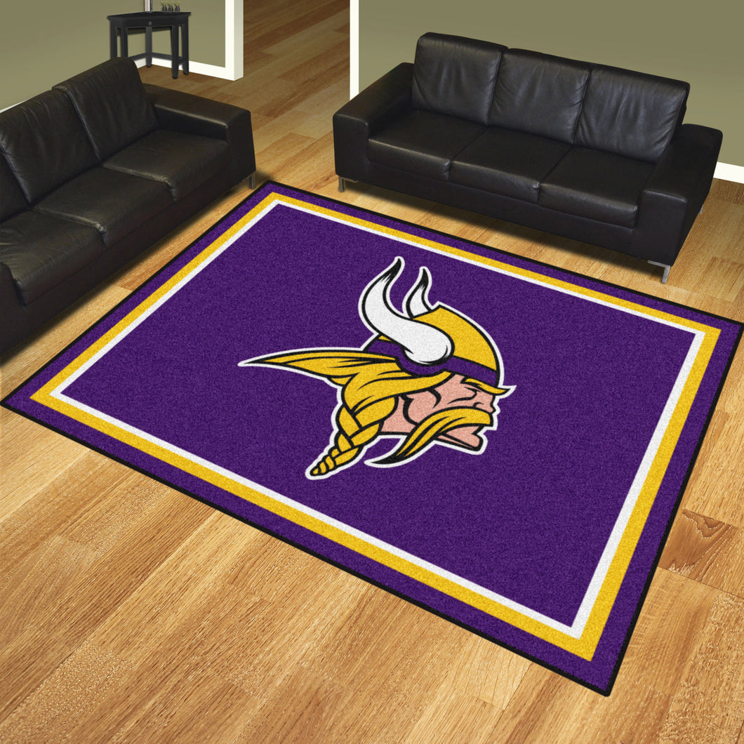 Minnesota Vikings Plush Area Rugs -  8'x10'