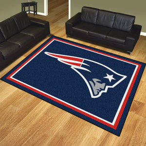 New England Patriots Plush Area Rugs -  8'x10'