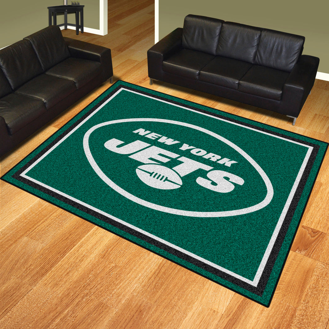 New York Jets Quick Plush Area Rugs -  8'x10'
